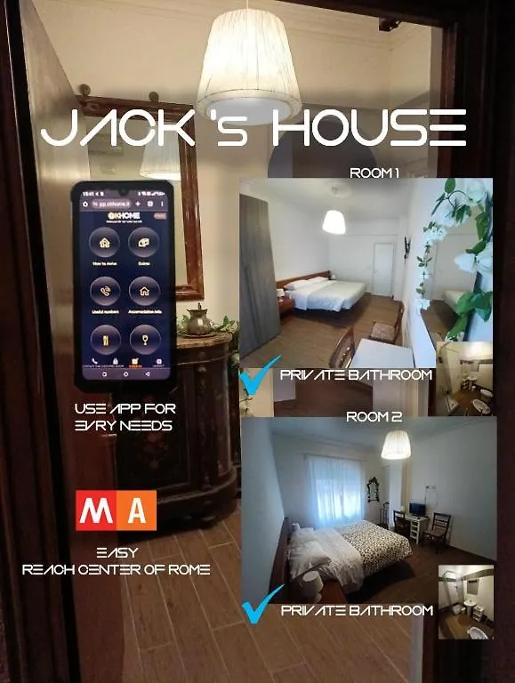 Quarto em Acomodações Particulares Jack'S House - Tourist Rentals - Roma